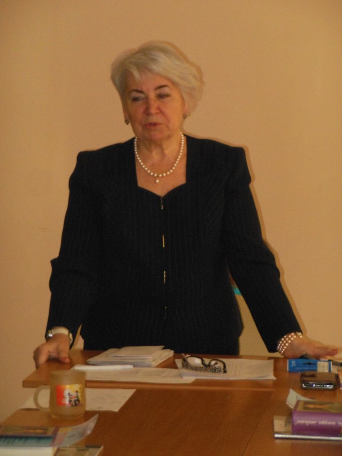 Руководитель секции Г.В. Великовская